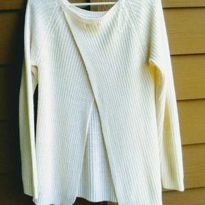 $2 for 10$ F&F knit white open back sweater 10 (M)